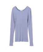 【トゥモローランド/TOMORROWLAND】のシルクコットンリブ クルーネックプルオーバー 61 ライトブルー|ID: prp329100004827054 ipo3291000000035123464