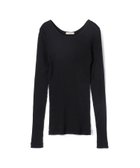 【トゥモローランド/TOMORROWLAND】のシルクコットンリブ クルーネックプルオーバー 19 ブラック|ID: prp329100004827054 ipo3291000000035123467