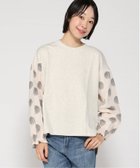 【クラウドナイン/cloudnine】のcloudnine/プルオーバー 人気、トレンドファッション・服の通販 founy(ファニー) ファッション Fashion レディースファッション Fashion for Women トップス・カットソー Cut & Sew Tops カジュアルプルオーバー・ニットトップス Pullovers & Knit Tops / Casual Pullovers スリーブ Sleeve, Long Sleeve / Short Sleeve ドット Polka Dot, Dot Pattern プリント Print, Printed Pattern thumbnail アイボリー|ID: prp329100004827062 ipo3291000000035123590