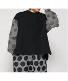 【クラウドナイン/cloudnine】のcloudnine/プルオーバー 人気、トレンドファッション・服の通販 founy(ファニー) ファッション Fashion レディースファッション Fashion for Women トップス・カットソー Cut & Sew Tops カジュアルプルオーバー・ニットトップス Pullovers & Knit Tops / Casual Pullovers スリーブ Sleeve, Long Sleeve / Short Sleeve ドット Polka Dot, Dot Pattern プリント Print, Printed Pattern thumbnail ブラック|ID: prp329100004827062 ipo3291000000035123592