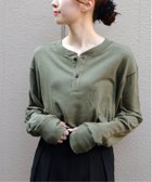 【ステップス/STEPS】のTHE SHINZONE/THE SHINZONE/COTTON WOOL HENRY NECK SHIRT 人気、トレンドファッション・服の通販 founy(ファニー) ファッション Fashion レディースファッション Fashion for Women トップス・カットソー Cut & Sew Tops シャツ・ブラウス・オフィスカジュアル Elegant Blouses & Button-Ups カットソー Cut and Sewn Top thumbnail KHAKI|ID: prp329100004827072 ipo3291000000035123790