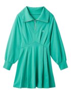 【ファーファー/FURFUR】のハーフジップスウェットミニワンピース 人気、トレンドファッション・服の通販 founy(ファニー) ファッション Fashion レディースファッション Fashion for Women ワンピース Dresses スマート Smart, Elegant スリーブ Sleeve, Long Sleeve / Short Sleeve thumbnail LIME[022]|ID: prp329100004827074 ipo3291000000035123805
