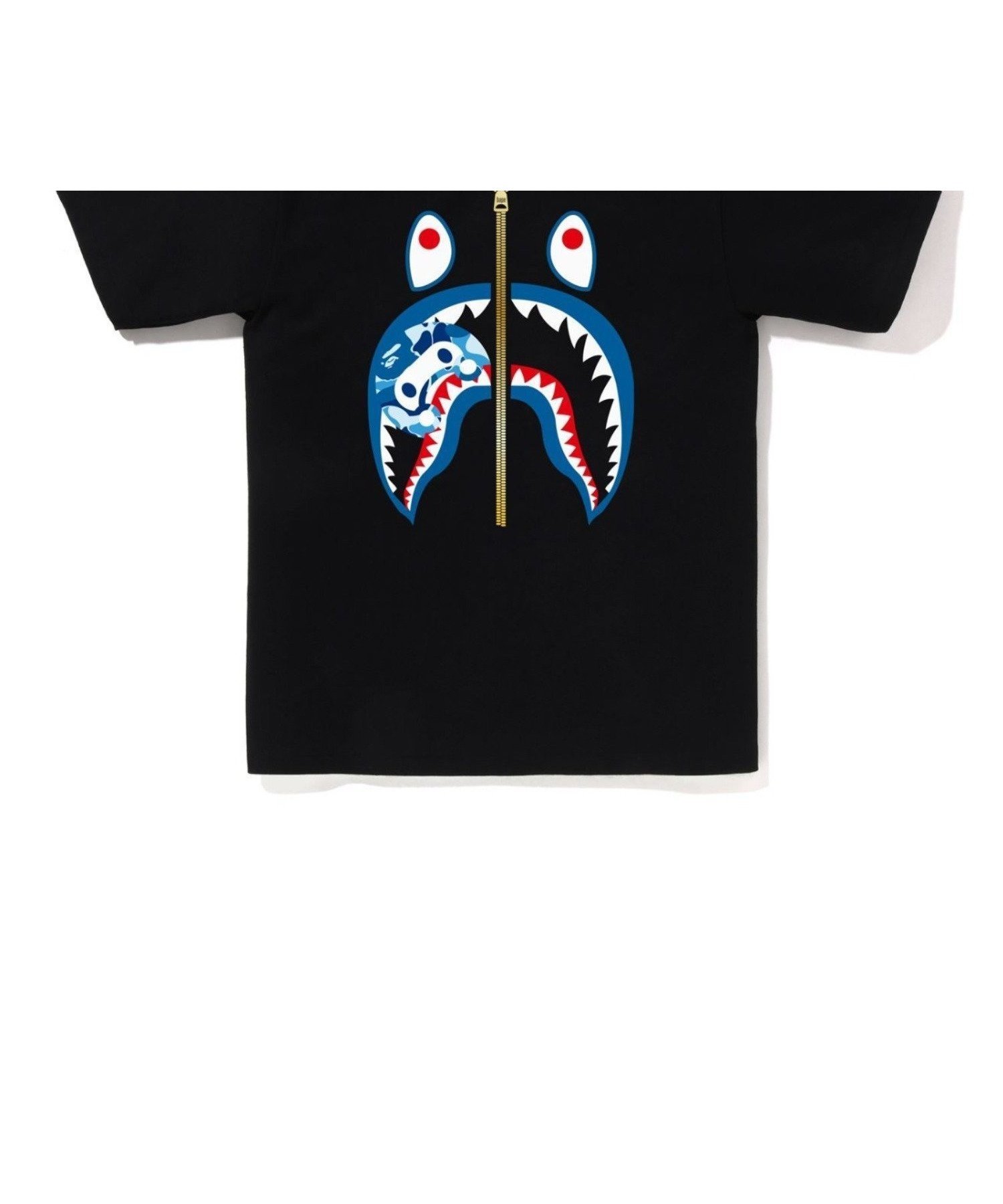 【ア ベイシング エイプ/A BATHING APE】のABC CAMO MILO SHARK TEE インテリア・キッズ・メンズ・レディースファッション・服の通販 founy(ファニー) ファッション Fashion レディースファッション Fashion for Women インナー Innerwear ショート Short, Short Length スリーブ Sleeve, Long Sleeve / Short Sleeve フロント Front, Front Design プリント Print, Printed Pattern モチーフ Motif, Design Theme ラバー Rubber, Rubber Sole BKxBL|ID: prp329100004827075 ipo3291000000035123807