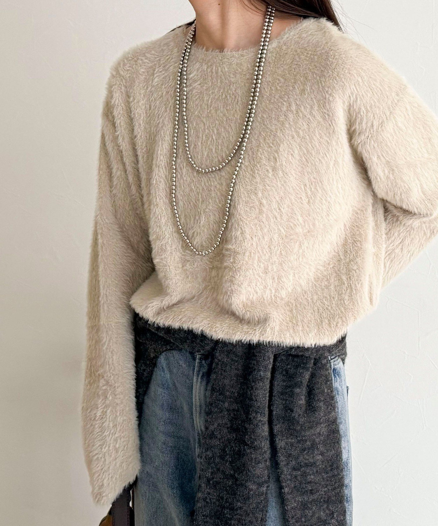 【フレディ&グロスター/FREDY&GLOSTER】のシャギールーズロンTシャツ インテリア・キッズ・メンズ・レディースファッション・服の通販 founy(ファニー) ファッション Fashion レディースファッション Fashion for Women トップス・カットソー Cut & Sew Tops シャツ・ブラウス・オフィスカジュアル Elegant Blouses & Button-Ups ロングTシャツ・Tシャツ Longline T-Shirts & Tees 2025年 2025 2025-2026秋冬・A/W Autumn/Winter 2025–26 AW25–26 おすすめ Recommended / Our Picks インナー Innerwear シンプル Simple, Minimal ジャケット Jacket, Outerwear バランス Balance, Style Balance プレート Plate, Dish リラックス Relax, Relaxed Fit ベージュ|ID: prp329100004827077 ipo3291000000035123825