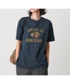 【ビューティ&ユース ユナイテッドアローズ/BEAUTY&YOUTH / UNITED ARROWS】のAmericana ロゴプリントTシャツ 人気、トレンドファッション・服の通販 founy(ファニー) ファッション Fashion レディースファッション Fashion for Women トップス・カットソー Cut & Sew Tops シャツ・ブラウス・オフィスカジュアル Elegant Blouses & Button-Ups ロングTシャツ・Tシャツ Longline T-Shirts & Tees ヴィンテージ Vintage Style カットソー Cut and Sewn Top スタンダード Standard, Basic スポーツ Sports, Activewear スラックス Slacks, Dress Pants スリーブ Sleeve, Long Sleeve / Short Sleeve 定番 Standard, Basic Item バランス Balance, Style Balance フロント Front, Front Design プリント Print, Printed Pattern ミリタリー Military, Army Style メンズ Men's, Menswear ロング Long, Long-Length ワーク Workwear, Utility Style thumbnail NAVY|ID: prp329100004827090 ipo3291000000035124009