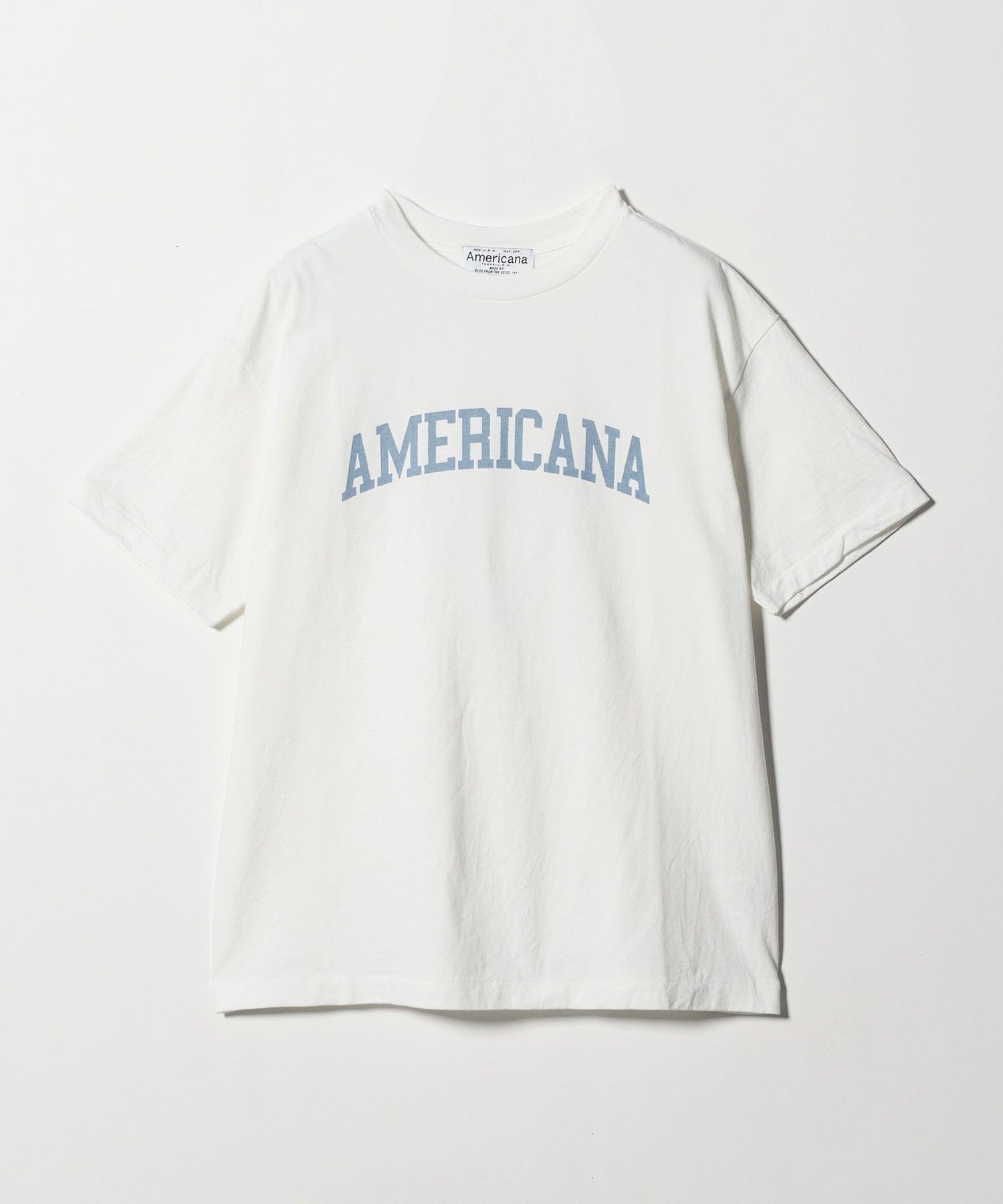 【ビューティ&ユース ユナイテッドアローズ/BEAUTY&YOUTH / UNITED ARROWS】のAmericana ロゴプリントTシャツ インテリア・キッズ・メンズ・レディースファッション・服の通販 founy(ファニー) ファッション Fashion レディースファッション Fashion for Women トップス・カットソー Cut & Sew Tops シャツ・ブラウス・オフィスカジュアル Elegant Blouses & Button-Ups ロングTシャツ・Tシャツ Longline T-Shirts & Tees ヴィンテージ Vintage Style カットソー Cut and Sewn Top スタンダード Standard, Basic スポーツ Sports, Activewear スラックス Slacks, Dress Pants スリーブ Sleeve, Long Sleeve / Short Sleeve 定番 Standard, Basic Item バランス Balance, Style Balance フロント Front, Front Design プリント Print, Printed Pattern ミリタリー Military, Army Style メンズ Men's, Menswear ロング Long, Long-Length ワーク Workwear, Utility Style WHITE|ID: prp329100004827090 ipo3291000000035124011