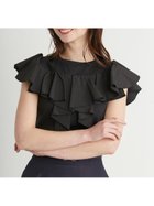 【セルフォード/CELFORD】の2Wayラッフルフリルトップス 人気、トレンドファッション・服の通販 founy(ファニー) ファッション Fashion レディースファッション Fashion for Women トップス・カットソー Cut & Sew Tops スマート Smart, Elegant タフタ Taffeta, Structured Fabric フリル Frill, Ruffle thumbnail BLK[009]|ID: prp329100004827092 ipo3291000000035124026