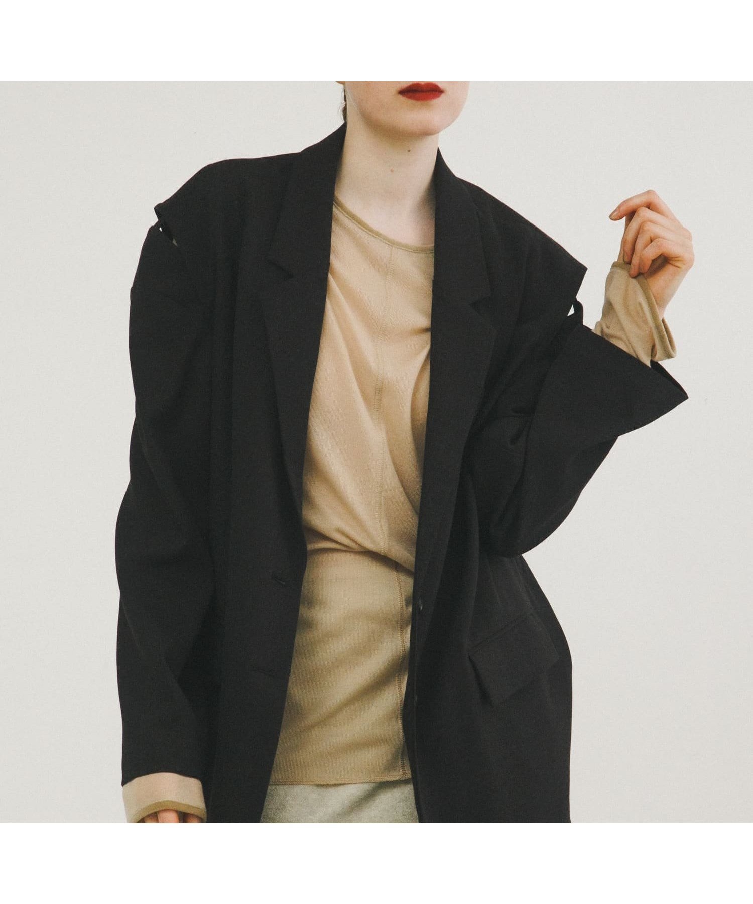 【ラート/LAATO】のpiping velor sheer tee インテリア・キッズ・メンズ・レディースファッション・服の通販 founy(ファニー) 　ファッション　Fashion　レディースファッション　Fashion for Women　カットソー　Cut and Sewn Top　シアー　Sheer, See-Through　ストレッチ　Stretch, Stretchy Fabric　スリーブ　Sleeve, Long Sleeve / Short Sleeve　トレンド　Trend, Trending Now　なめらか　Smooth, Silky Texture　人気　Popular, Best Seller　バランス　Balance, Style Balance　パイピング　Piping, Trim Design　ベロア　Velour, Soft Velvet　ベーシック　Basic, Essential　ロング　Long, Long-Length　A/W・秋冬　Autumn/Winter　冬　Winter / This Winter　2025年　2025　2025-2026秋冬・A/W　Autumn/Winter 2025–26 AW25–26　ライトグレー|ID: prp329100004827095 ipo3291000000035124102