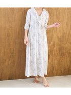 【スナイデル ホーム/SNIDEL HOME】の【接触冷感】カットカシュクールワンピース 人気、トレンドファッション・服の通販 founy(ファニー) ファッション Fashion レディースファッション Fashion for Women ワンピース Dresses ヴィンテージ Vintage Style カシュクール Wrap Design カットソー Cut and Sewn Top スマート Smart, Elegant デコルテ Décolleté, Neckline 定番 Standard, Basic Item なめらか Smooth, Silky Texture 人気 Popular, Best Seller フラワー Flower, Floral フリル Frill, Ruffle プリント Print, Printed Pattern thumbnail LBEG[035]|ID: prp329100004827100 ipo3291000000035124171