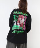 【アールエヌエー/RNA】のM2418 サークルロゴロンT 人気、トレンドファッション・服の通販 founy(ファニー) ファッション Fashion レディースファッション Fashion for Women トップス・カットソー Cut & Sew Tops ロングTシャツ・Tシャツ Longline T-Shirts & Tees グラフィック Graphic, Graphic Design デニム Denim, Jeans Material ビッグ Big, Oversized フロント Front, Front Design プリント Print, Printed Pattern ユーズド Used, Vintage-Look thumbnail ブラック|ID: prp329100004827115 ipo3291000000035124326