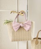 【サマンサタバサ プチチョイス/SamanTha Thavasa PeTiT Choice】のビッグリボンかごバッグ 人気、トレンドファッション・服の通販 founy(ファニー) ファッション Fashion レディースファッション Fashion for Women バッグ Bags シンプル Simple, Minimal チェック Check, Plaid, Tartan ビッグ Big, Oversized ポケット Pocket, Pocket Detail リボン Ribbon, Bow 夏 Summer 春 Spring S/S・春夏 SS, Spring/Summer, Warm Season 財布 Wallet, Purse thumbnail ピンクベージュ|ID: prp329100004827117 ipo3291000000035124372