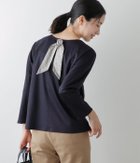 【ニューヨーカー/NEWYORKER】のシャイニースムース 前後2WAYカットソー 人気、トレンドファッション・服の通販 founy(ファニー) ファッション Fashion レディースファッション Fashion for Women トップス・カットソー Cut & Sew Tops カットソー・ベーシックTシャツ Cut-and-Sewn Tops / Stretch Tees & Basics インナー Innerwear 秋 Autumn カットソー Cut and Sewn Top シンプル Simple, Minimal スカーフ Scarf, Neckwear スリット Slit, Slit Detail セットアップ Set-Up, Coordinated Outfit プリント Print, Printed Pattern ボタニカル Botanical, Floral Pattern モチーフ Motif, Design Theme リボン Ribbon, Bow ループ Loop, Loop Knit A/W・秋冬 Autumn/Winter おすすめ Recommended / Our Picks エレガント 上品 Elegant thumbnail ネイビー|ID: prp329100004827145 ipo3291000000035124798