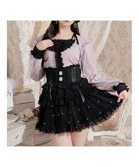 【ノエミ/NOEMIE】のリボンストラップヨークフリルカットソー 人気、トレンドファッション・服の通販 founy(ファニー) ファッション Fashion レディースファッション Fashion for Women トップス・カットソー Cut & Sew Tops カットソー・ベーシックTシャツ Cut-and-Sewn Tops / Stretch Tees & Basics おすすめ Recommended / Our Picks カットソー Cut and Sewn Top ガーリー Girly, Feminine Style ショルダー Shoulder, Shoulder Strap フロント Front, Front Design レース Lace, Lace Fabric |ID:prp329100004827151