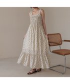 【ローリーズファーム/LOWRYS FARM】のシャーリングワンピース 人気、トレンドファッション・服の通販 founy(ファニー) ファッション Fashion レディースファッション Fashion for Women ワンピース Dresses おすすめ Recommended / Our Picks インナー Innerwear シャーリング Shirring, Ruched ジャケット Jacket, Outerwear トレンド Trend, Trending Now 無地 Plain, Solid Color thumbnail アイボリー花柄20|ID: prp329100004827399 ipo3291000000035127169