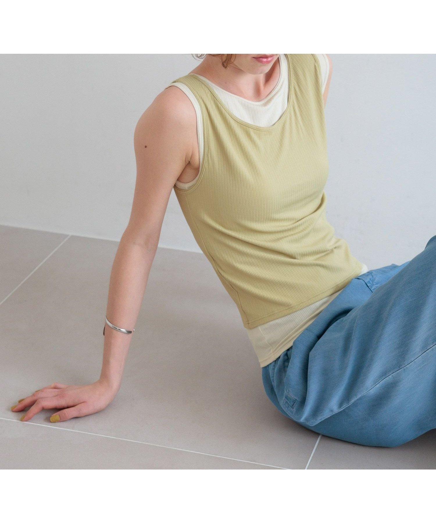 【ベイフロー/BAYFLOW】の【bijorie】カップ付きレイヤードタンク/NEW BASIC series 25SS 人気、トレンドファッション・服の通販 founy(ファニー) 　ファッション　Fashion　レディースファッション　Fashion for Women　2025年　2025　2025春夏・S/S　Spring/Summer 2025 SS25　おすすめ　Recommended / Our Picks　アンダー　Underwear Essentials　カットソー　Cut and Sewn Top　タンク　Tank Top, Sleeveless Top　トレンド　Trend, Trending Now　旅行　Travel　楽ちん　Easy Fit, Comfortable　 other-1|ID: prp329100004827422 ipo3291000000035127537