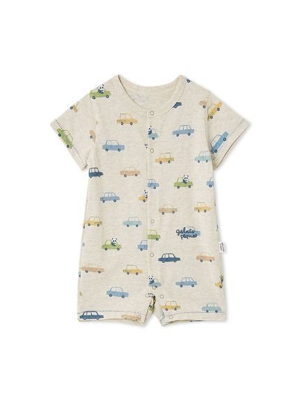 【ジェラート ピケ/gelato pique / KIDS】の【BABY】半袖ロンパース インテリア・キッズ・メンズ・レディースファッション・服の通販 founy(ファニー) 　ファッション　Fashion　キッズファッション　Fashion for Kids　ロンパース　Romper, Jumpsuit　半袖　Short Sleeve, Half Sleeve　GRY[006]|ID: prp329100004827424 ipo3291000000035127653