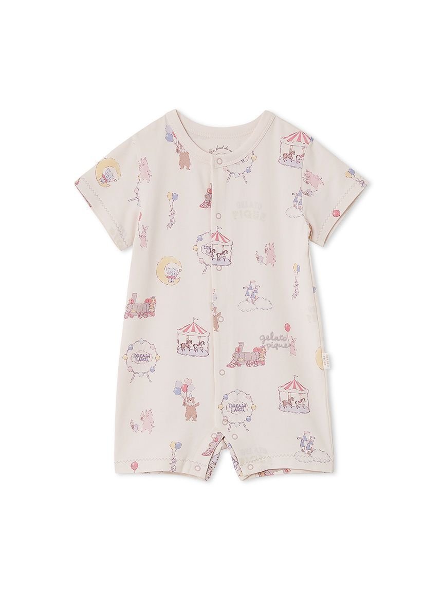 【ジェラート ピケ/gelato pique / KIDS】の【BABY】半袖ロンパース インテリア・キッズ・メンズ・レディースファッション・服の通販 founy(ファニー) 　ファッション　Fashion　キッズファッション　Fashion for Kids　ロンパース　Romper, Jumpsuit　半袖　Short Sleeve, Half Sleeve　LPNK[061]|ID: prp329100004827424 ipo3291000000035127658