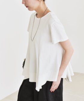 【シップス フォー ウィメン/SHIPS】のquaranciel 手洗い可能 ハンカチーフヘム フレア クルーネック TEE 人気、トレンドファッション・服の通販 founy(ファニー) ファッション Fashion レディースファッション Fashion for Women アクセサリー Fashion Accessories イエロー Yellow 洗える Machine Washable カットソー Cut and Sewn Top コンパクト Compact, Small Size スラックス Slacks, Dress Pants タイトスカート Pencil Skirt, Tight Skirt デニム Denim, Jeans Material バランス Balance, Style Balance フェミニン Feminine, Girly フレア Flare, Flared ベーシック Basic, Essential 夏 Summer 2025年 2025 2025春夏・S/S Spring/Summer 2025 SS25 |ID:prp329100004827426