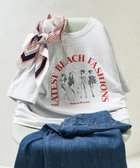 【フリークスストア/FREAK'S STORE】のGirls photo Beach アーチロゴTシャツ 25SS 人気、トレンドファッション・服の通販 founy(ファニー) ファッション Fashion レディースファッション Fashion for Women トップス・カットソー Cut & Sew Tops シャツ・ブラウス・オフィスカジュアル Elegant Blouses & Button-Ups ロングTシャツ・Tシャツ Longline T-Shirts & Tees 2025年 2025 2025春夏・S/S Spring/Summer 2025 SS25 ジャケット Jacket, Outerwear プリント Print, Printed Pattern 夏 Summer S/S・春夏 SS, Spring/Summer, Warm Season 羽織 Haori, Light Jacket thumbnail グレー|ID: prp329100004827428 ipo3291000000035127783