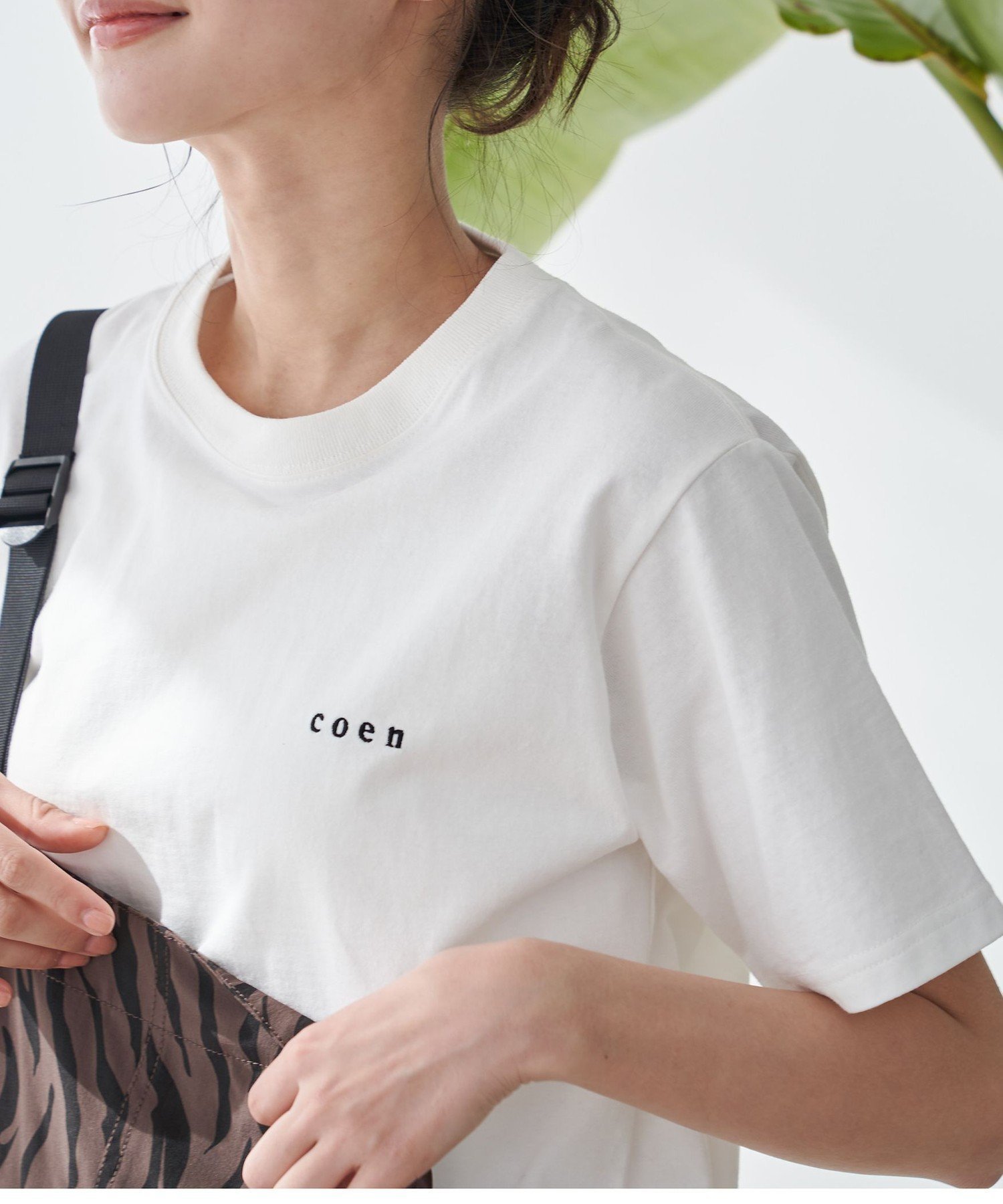 【コーエン/COEN】の≪完売カラー追加決定≫USAコットン COENロゴ刺繍Tシャツ 人気、トレンドファッション・服の通販 founy(ファニー) 　ファッション　Fashion　レディースファッション　Fashion for Women　トップス・カットソー　Cut & Sew Tops　シャツ・ブラウス・オフィスカジュアル　Elegant Blouses & Button-Ups　ロングTシャツ・Tシャツ　Longline T-Shirts & Tees　インナー　Innerwear　カーディガン　Cardigan, Knitwear　シンプル　Simple, Minimal　ジャケット　Jacket, Outerwear　ベーシック　Basic, Essential　人気　Popular, Best Seller　定番　Standard, Basic Item　 other-1|ID: prp329100004827433 ipo3291000000035127959