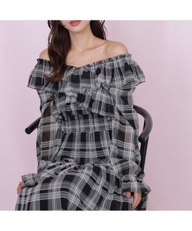 【ジルバイジルスチュアート/JILL by JILLSTUART】のクロスフリルワンピース 人気、トレンドファッション・服の通販 founy(ファニー) ファッション Fashion レディースファッション Fashion for Women ワンピース Dresses スマート Smart, Elegant フェミニン Feminine, Girly フリル Frill, Ruffle |ID:prp329100004827450