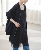 【ノーブル / スピック&スパン/NOBLE / Spick & Span】のシアーレイヤーリバーシブルワンピース 人気、トレンドファッション・服の通販 founy(ファニー) ファッション Fashion レディースファッション Fashion for Women ワンピース Dresses おすすめ Recommended / Our Picks カットソー Cut and Sewn Top キャミワンピース Cami Dress, Slip Dress サテン Satin, Glossy Fabric シアー Sheer, See-Through ラップ Wrap, Wrap Design リバーシブル Reversible, Two-Sided thumbnail ブラック|ID: prp329100004827468 ipo3291000000035128346