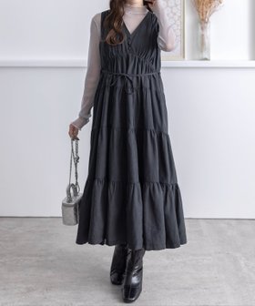 【クリア/clear】のVネックピーチティアードワンピース 人気、トレンドファッション・服の通販 founy(ファニー) ファッション Fashion レディースファッション Fashion for Women ワンピース Dresses おすすめ Recommended / Our Picks インナー Innerwear ショート Short, Short Length ティアードワンピース Tiered Dress, Flared Dress ピーチ Peach, Soft Touch リボン Ribbon, Bow 夏 Summer 秋 Autumn |ID:prp329100004827471