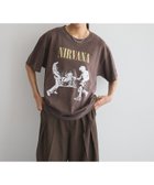 【ガレージ オブ グッド クロージング/GARAGE OF GOOD CLOTHING】の【GOOD ROCK SPEED】NIRVANA Tシャツ 人気、トレンドファッション・服の通販 founy(ファニー) ファッション Fashion レディースファッション Fashion for Women トップス・カットソー Cut & Sew Tops シャツ・ブラウス・オフィスカジュアル Elegant Blouses & Button-Ups ロングTシャツ・Tシャツ Longline T-Shirts & Tees おすすめ Recommended / Our Picks インナー Innerwear グラフィック Graphic, Graphic Design ジャケット Jacket, Outerwear ポケット Pocket, Pocket Detail リラックス Relax, Relaxed Fit thumbnail ブラウン|ID: prp329100004827477 ipo3291000000035128424
