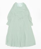 【アイモハ/aimoha】のaimoha/ボリューム袖ノーカラーワンピース 人気、トレンドファッション・服の通販 founy(ファニー) ファッション Fashion レディースファッション Fashion for Women ワンピース Dresses エレガント 上品 Elegant ギャザー Gathered, Ruffled スリーブ Sleeve, Long Sleeve / Short Sleeve バルーン Balloon, Balloon Silhouette thumbnail グリーン|ID: prp329100004827484 ipo3291000000035128507