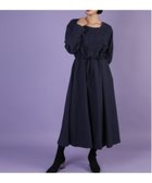 【アイモハ/aimoha】のaimoha/ボリューム袖ノーカラーワンピース 人気、トレンドファッション・服の通販 founy(ファニー) ファッション Fashion レディースファッション Fashion for Women ワンピース Dresses エレガント 上品 Elegant ギャザー Gathered, Ruffled スリーブ Sleeve, Long Sleeve / Short Sleeve バルーン Balloon, Balloon Silhouette thumbnail ネイビー|ID: prp329100004827484 ipo3291000000035128511