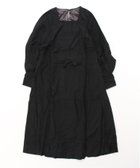 【アイモハ/aimoha】のaimoha/ボリューム袖ノーカラーワンピース 人気、トレンドファッション・服の通販 founy(ファニー) ファッション Fashion レディースファッション Fashion for Women ワンピース Dresses エレガント 上品 Elegant ギャザー Gathered, Ruffled スリーブ Sleeve, Long Sleeve / Short Sleeve バルーン Balloon, Balloon Silhouette thumbnail ブラック|ID: prp329100004827484 ipo3291000000035128514