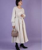 【アイモハ/aimoha】のaimoha/ボリューム袖ノーカラーワンピース 人気、トレンドファッション・服の通販 founy(ファニー) ファッション Fashion レディースファッション Fashion for Women ワンピース Dresses エレガント 上品 Elegant ギャザー Gathered, Ruffled スリーブ Sleeve, Long Sleeve / Short Sleeve バルーン Balloon, Balloon Silhouette thumbnail ベージュ|ID: prp329100004827484 ipo3291000000035128516