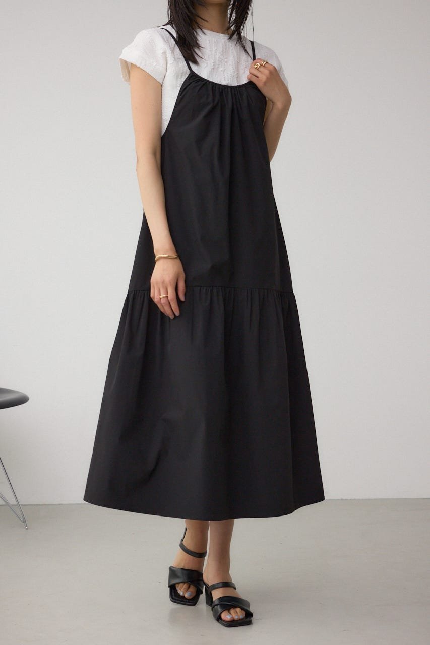 【アズール バイ マウジー/AZUL by moussy】のインナーSETフロントギャザーキャミワンピース 人気、トレンドファッション・服の通販 founy(ファニー) 　ファッション　Fashion　レディースファッション　Fashion for Women　ワンピース　Dresses　キャミソールワンピース　Camisole Dresses　おすすめ　Recommended / Our Picks　インナー　Innerwear　キャミ　Camisole, Cami Top　キャミワンピース　Cami Dress, Slip Dress　シンプル　Simple, Minimal　スラックス　Slacks, Dress Pants　タンク　Tank Top, Sleeveless Top　ボトム　Bottoms, Lower Wear　 other-1|ID: prp329100004827485 ipo3291000000035128535