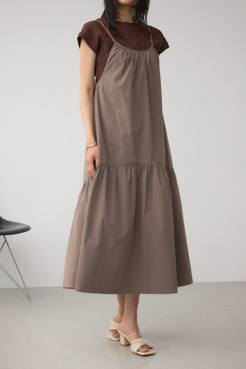 【アズール バイ マウジー/AZUL by moussy】のインナーSETフロントギャザーキャミワンピース インテリア・キッズ・メンズ・レディースファッション・服の通販 founy(ファニー) 　ファッション　Fashion　レディースファッション　Fashion for Women　ワンピース　Dresses　キャミソールワンピース　Camisole Dresses　おすすめ　Recommended / Our Picks　インナー　Innerwear　キャミ　Camisole, Cami Top　キャミワンピース　Cami Dress, Slip Dress　シンプル　Simple, Minimal　スラックス　Slacks, Dress Pants　タンク　Tank Top, Sleeveless Top　ボトム　Bottoms, Lower Wear　D/BEG3|ID: prp329100004827485 ipo3291000000035128538