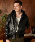 【ショット/Schott / MEN】のLEATHER HOOED JACKET/レザー フーデッドジャケット 人気、トレンドファッション・服の通販 founy(ファニー) ファッション Fashion メンズファッション Fashion for Men ヴィンテージ Vintage Style 春 Spring 秋 Autumn クラシック Classic, Timeless Style ジャケット Jacket, Outerwear スタッズ Studs, Metal Accents 定番 Standard, Basic Item ニューヨーク New York, NYC Style パーカー Hoodie, Parka フロント Front, Front Design ポケット Pocket, Pocket Detail ライダース Riders ライダースジャケット Riders, Biker Jacket 冬 Winter / This Winter thumbnail ブラック|ID: prp329100004827503 ipo3291000000035128779