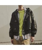 【ジャーナルスタンダード/JOURNAL STANDARD / MEN】のフェイク レザー ファイヤーマン フード ジャケット 人気、トレンドファッション・服の通販 founy(ファニー) ファッション Fashion メンズファッション Fashion for Men キルティング Quilted, Quilting ジャケット Jacket, Outerwear トレンド Trend, Trending Now バランス Balance, Style Balance フェイク Faux, Fake フェイクレザー Faux Leather, PU Leather フロント Front, Front Design リアル Real, Realistic ワイド Wide, Wide Fit ワーク Workwear, Utility Style 防寒 Cold Protection, Winter-Ready thumbnail ブラック|ID: prp329100004827552 ipo3291000000035129315