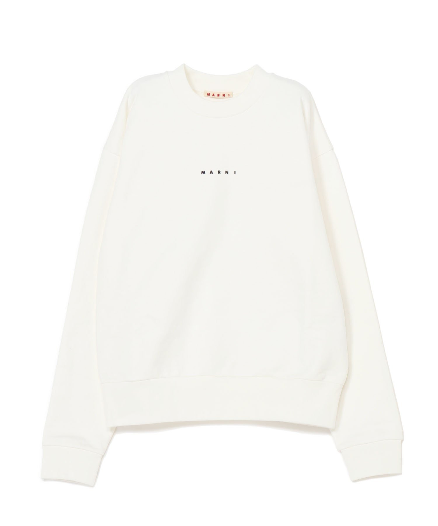 【マルニ/MARNI / MEN】のロゴプリントスウェットシャツ インテリア・キッズ・メンズ・レディースファッション・服の通販 founy(ファニー) 　ファッション　Fashion　メンズファッション　Fashion for Men　エレガント 上品　Elegant　シンプル　Simple, Minimal　チェック　Check, Plaid, Tartan　プリント　Print, Printed Pattern　A/W・秋冬　Autumn/Winter　NATURAL WHITE|ID: prp329100004827562 ipo3291000000035129406