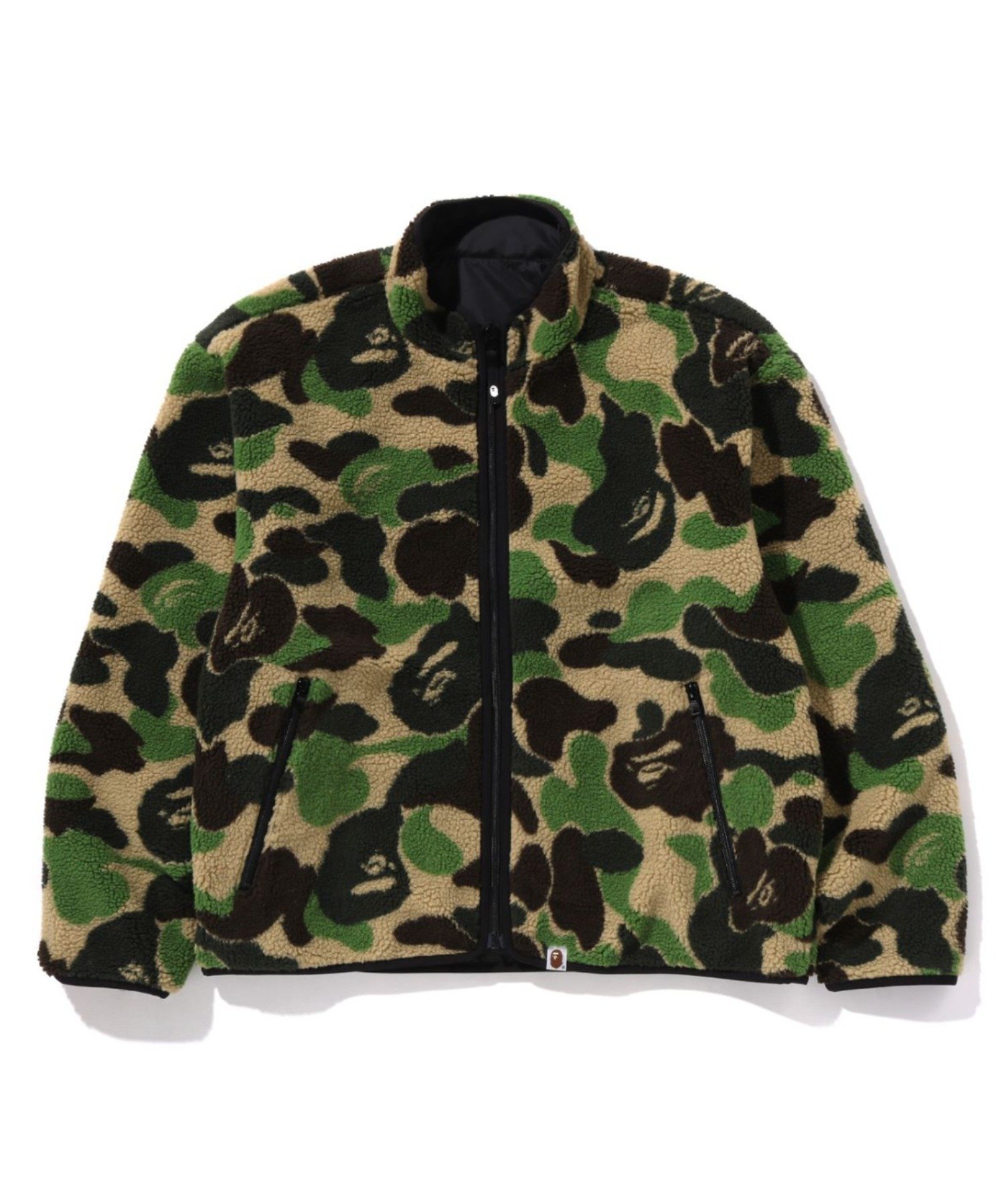【アベイシングエイプ/A BATHING APE / MEN】のABC CAMO BOA RIPSTOP REVERSIBLE JACKE インテリア・キッズ・メンズ・レディースファッション・服の通販 founy(ファニー) 　ファッション　Fashion　メンズファッション　Fashion for Men　グラフィック　Graphic, Graphic Design　ドット　Polka Dot, Dot Pattern　リバーシブル　Reversible, Two-Sided　ワンポイント　One Point, Statement Accent　GREEN|ID: prp329100004827563 ipo3291000000035129425