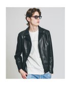 【5351プール オム/5351POUR LES HOMMES / MEN】の【レザー*デニム】セミダブル ライダース ジャケット 人気、トレンドファッション・服の通販 founy(ファニー) ファッション Fashion メンズファッション Fashion for Men ジャケット Jacket, Outerwear ストレッチ Stretch, Stretchy Fabric ダブル Double, Double-Breasted デニム Denim, Jeans Material フロント Front, Front Design ライダース Riders ライダースジャケット Riders, Biker Jacket thumbnail ブラック|ID: prp329100004827574 ipo3291000000035129548