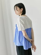 【サマンサモスモス/Samansa Mos2】のアソートドッキングプルオーバー 人気、トレンドファッション・服の通販 founy(ファニー) ファッション Fashion レディースファッション Fashion for Women トップス・カットソー Cut & Sew Tops カジュアルプルオーバー・ニットトップス Pullovers & Knit Tops / Casual Pullovers ギャザー Gathered, Ruffled ドッキング Docking, Mixed Material ボトム Bottoms, Lower Wear 定番 Standard, Basic Item thumbnail サックスブルー|ID: prp329100004827600 ipo3291000000035129859