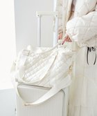 【マジェスティック レゴン/MAJESTIC LEGON】のキルティングトラベルボストン 人気、トレンドファッション・服の通販 founy(ファニー) ファッション Fashion レディースファッション Fashion for Women アウトドア Outdoor Clothing キルティング Quilted, Quilting スポーツ Sports, Activewear トラベル Travel, Travel Gear ボストンバッグ Boston Bag, Retro Bag ポケット Pocket, Pocket Detail 旅行 Travel 雑誌 Magazine, Fashion Magazine thumbnail アイボリー|ID: prp329100004827607 ipo3291000000035129990