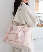 【マジェスティック レゴン/MAJESTIC LEGON】のキルティングトラベルボストン 人気、トレンドファッション・服の通販 founy(ファニー) ファッション Fashion レディースファッション Fashion for Women アウトドア Outdoor Clothing キルティング Quilted, Quilting スポーツ Sports, Activewear トラベル Travel, Travel Gear ボストンバッグ Boston Bag, Retro Bag ポケット Pocket, Pocket Detail 旅行 Travel 雑誌 Magazine, Fashion Magazine thumbnail ピンク|ID: prp329100004827607 ipo3291000000035129991