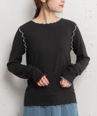 【プードゥドゥ/POU DOU DOU】のマルチカラーメローリブトップス 人気、トレンドファッション・服の通販 founy(ファニー) ファッション Fashion レディースファッション Fashion for Women トップス・カットソー Cut & Sew Tops スウェット / スエット Sweatshirt, Sweatwear スマート Smart, Elegant フィット Fit, Slim Fit おすすめ Recommended / Our Picks thumbnail ブラック|ID: prp329100004827642 ipo3291000000035130388