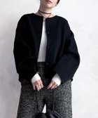 【ビアズリー/BEARDSLEY】の《15 quinze》リバーショート羽織 人気、トレンドファッション・服の通販 founy(ファニー) ファッション Fashion レディースファッション Fashion for Women コレクション Collection, Seasonal Line ショート Short, Short Length フィット Fit, Slim Fit ポケット Pocket, Pocket Detail 羽織 Haori, Light Jacket 再入荷 Restock / Back in Stock エレガント 上品 Elegant thumbnail ブラック|ID: prp329100004827664 ipo3291000000035130607