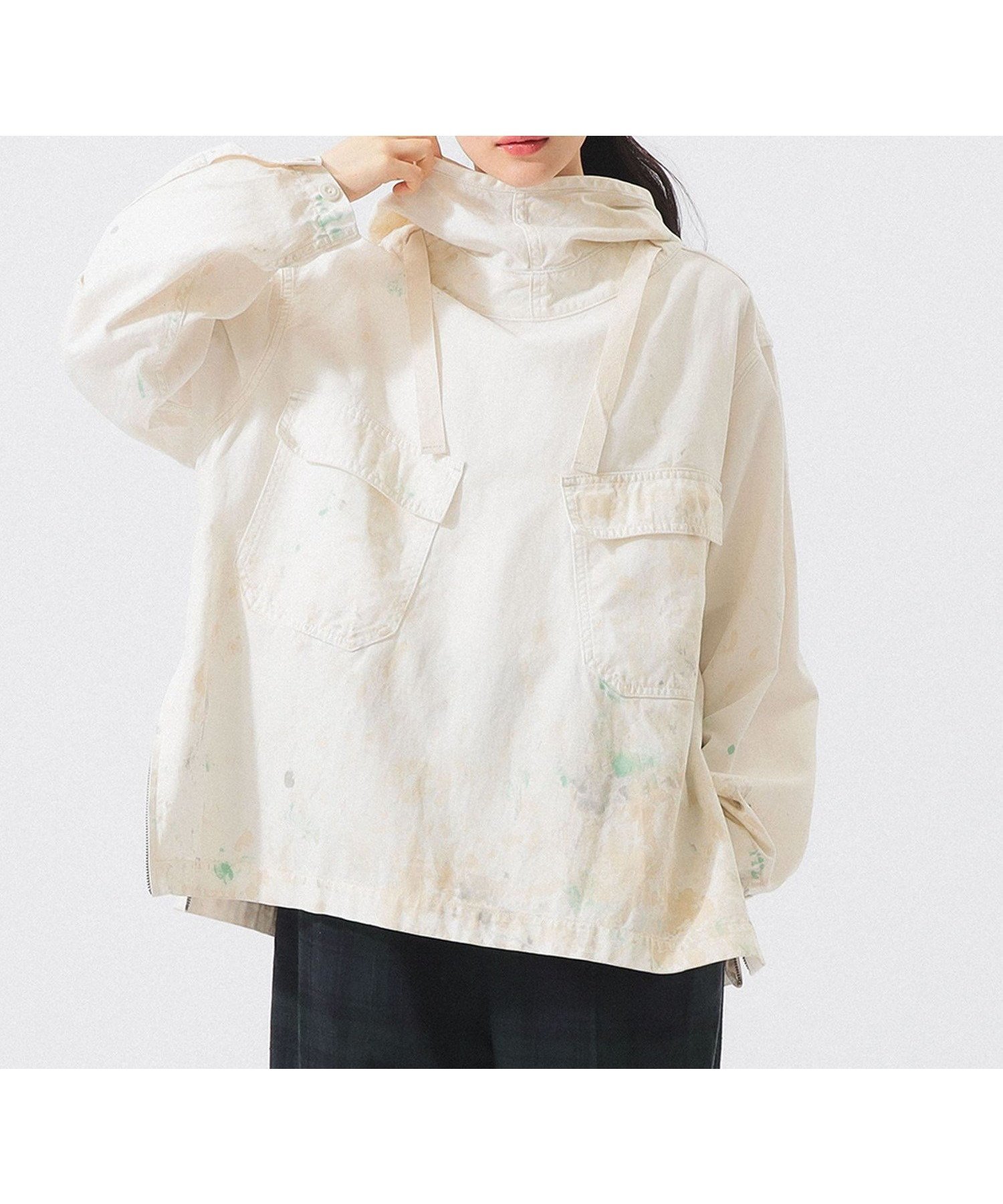 【ビームス ウイメン/BEAMS】のホワイト ペイント ブルゾン 人気、トレンドファッション・服の通販 founy(ファニー) 　ファッション　Fashion　レディースファッション　Fashion for Women　アウター　Coat / Outerwear Collection　ブルゾンジャケット・スポーティアウター　Blouson Jackets　インナー　Innerwear　カットソー　Cut and Sewn Top　セットアップ　Set-Up, Coordinated Outfit　バランス　Balance, Style Balance　ビッグ　Big, Oversized　フェミニン　Feminine, Girly　ブルゾン　Blouson, Bomber Jacket　ベーシック　Basic, Essential　ミックス　Mix, Mixed Style　リアル　Real, Realistic　リラックス　Relax, Relaxed Fit　ロング　Long, Long-Length　ワーク　Workwear, Utility Style　おすすめ　Recommended / Our Picks　 other-1|ID: prp329100004827665 ipo3291000000035130611