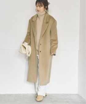 【プラージュ/Plage】のWORSTED BEAVER CHESTER コート 人気、トレンドファッション・服の通販 founy(ファニー) ファッション Fashion レディースファッション Fashion for Women アウター Coat / Outerwear Collection コート・ロングコート・ピーコート Long Coats, Peacoats & More なめらか Smooth, Silky Texture エレガント 上品 Elegant チェスターコート Chester Coat, Long Coat |ID:prp329100004827679