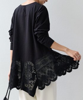 【ビアズリー/BEARDSLEY】のコットンレースカットソー 人気、トレンドファッション・服の通販 founy(ファニー) ファッション Fashion レディースファッション Fashion for Women トップス・カットソー Cut & Sew Tops カットソー・ベーシックTシャツ Cut-and-Sewn Tops / Stretch Tees & Basics カットソー Cut and Sewn Top シンプル Simple, Minimal スカラップ Scallop, Scalloped Edge スクエア Square, Square Shape チュニック Tunic, Long Top ポケット Pocket, Pocket Detail モチーフ Motif, Design Theme ランダム Random, Irregular リラックス Relax, Relaxed Fit レース Lace, Lace Fabric ロング Long, Long-Length ワイド Wide, Wide Fit 再入荷 Restock / Back in Stock エレガント 上品 Elegant |ID:prp329100004827696