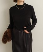 【パルグループ/PAL GROUP】の【Omekashi】モックネックロングTシャツ 人気、トレンドファッション・服の通販 founy(ファニー) ファッション Fashion レディースファッション Fashion for Women トップス・カットソー Cut & Sew Tops シャツ・ブラウス・オフィスカジュアル Elegant Blouses & Button-Ups ロングTシャツ・Tシャツ Longline T-Shirts & Tees インナー Innerwear シアー Sheer, See-Through スウェット / スエット Sweatshirt, Sweatwear スマート Smart, Elegant ポケット Pocket, Pocket Detail 再入荷 Restock / Back in Stock thumbnail ブラック|ID: prp329100004827709 ipo3291000000035131138