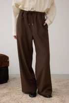 【アズール バイ マウジー/AZUL by moussy】のパッチポケットウエストイージーパンツ 人気、トレンドファッション・服の通販 founy(ファニー) ファッション Fashion レディースファッション Fashion for Women パンツ Pants & Trousers シンプル Simple, Minimal ストレッチ Stretch, Stretchy Fabric パッチ Patch, Appliqué ポケット Pocket, Pocket Detail リラックス Relax, Relaxed Fit A/W・秋冬 Autumn/Winter thumbnail BRN|ID: prp329100004827740 ipo3291000000035131560