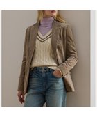【ラルフローレン/RALPH LAUREN】のブリオン コーデュロイ ブレザー 人気、トレンドファッション・服の通販 founy(ファニー) ファッション Fashion レディースファッション Fashion for Women アンティーク Antique-Inspired カフス Cuff Design コーデュロイ Corduroy, Cord Fabric ショルダー Shoulder, Shoulder Strap ストレッチ Stretch, Stretchy Fabric ストレート Straight, Straight Cut 長袖 Long Sleeve, Full Sleeve フィット Fit, Slim Fit フラップ Flap, Flap Pocket フロント Front, Front Design ベルベット Velvet, Velvety ポケット Pocket, Pocket Detail thumbnail 230ブラウン|ID: prp329100004827745 ipo3291000000035131614